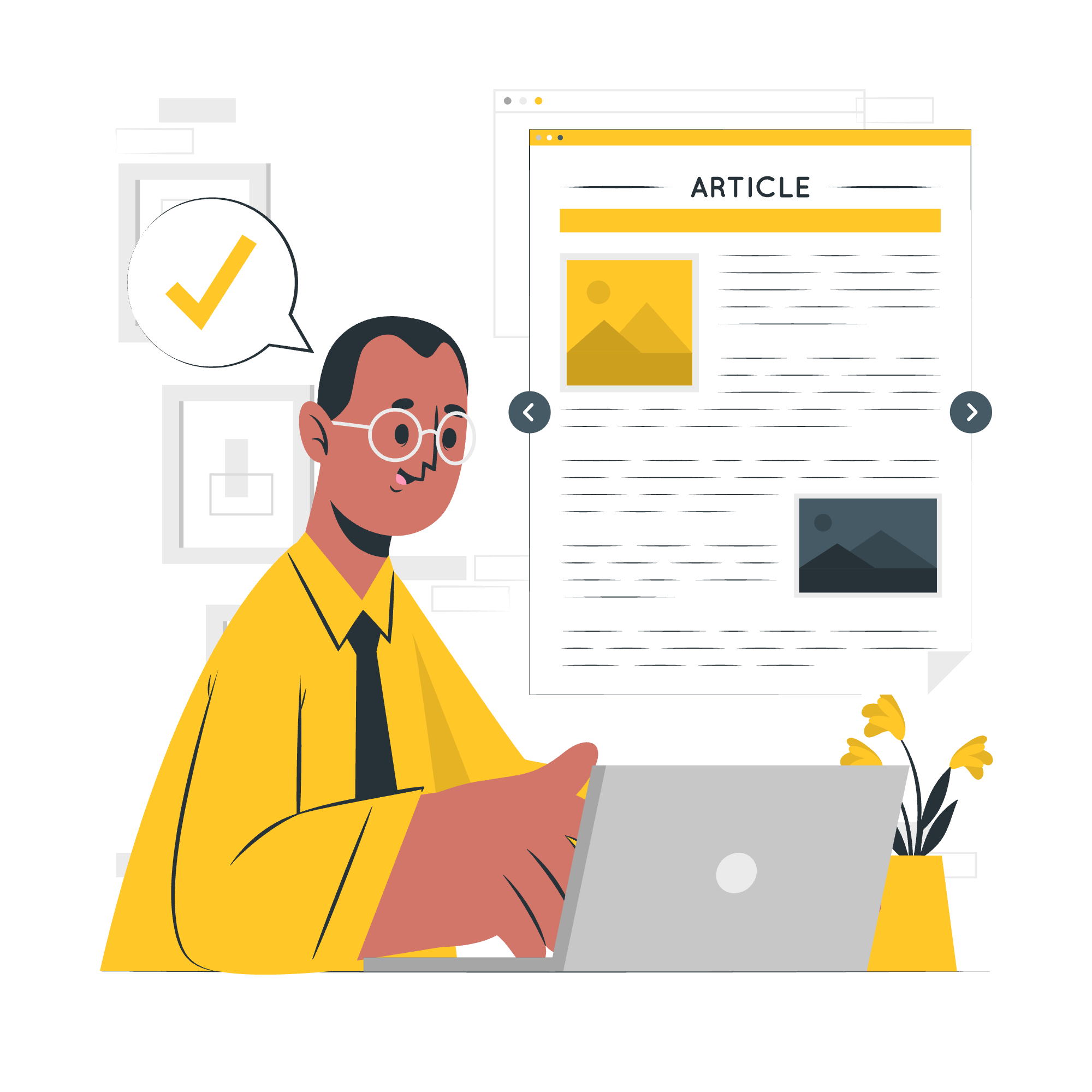 Webdesign-Arbeitsplatz mit Skizzen und Farbpaletten
